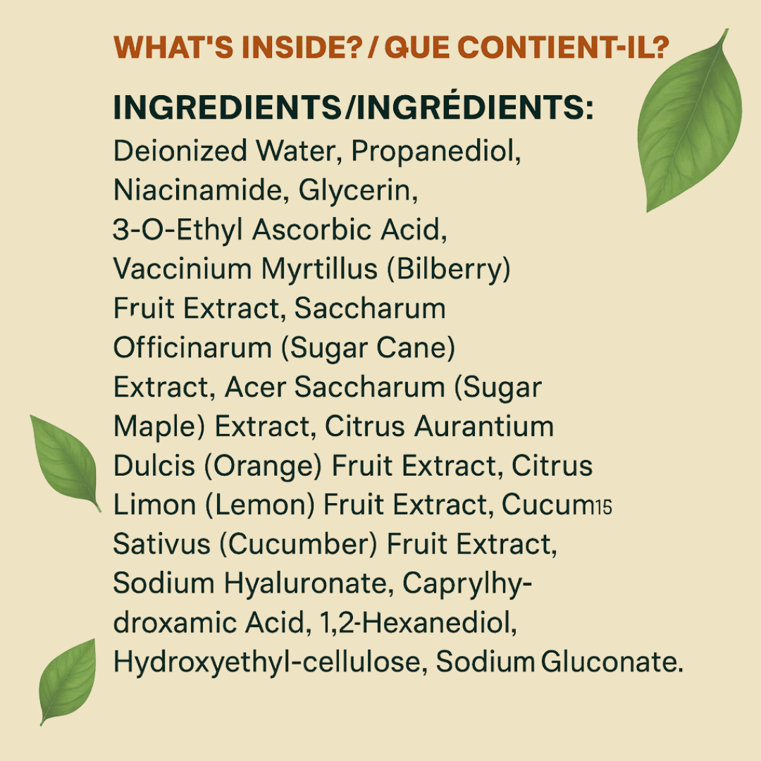 Aloegena Vitamin C Brightening Serum – Natural Formula • No Sulfates, No Parabens • Daily Glow & Even Tone