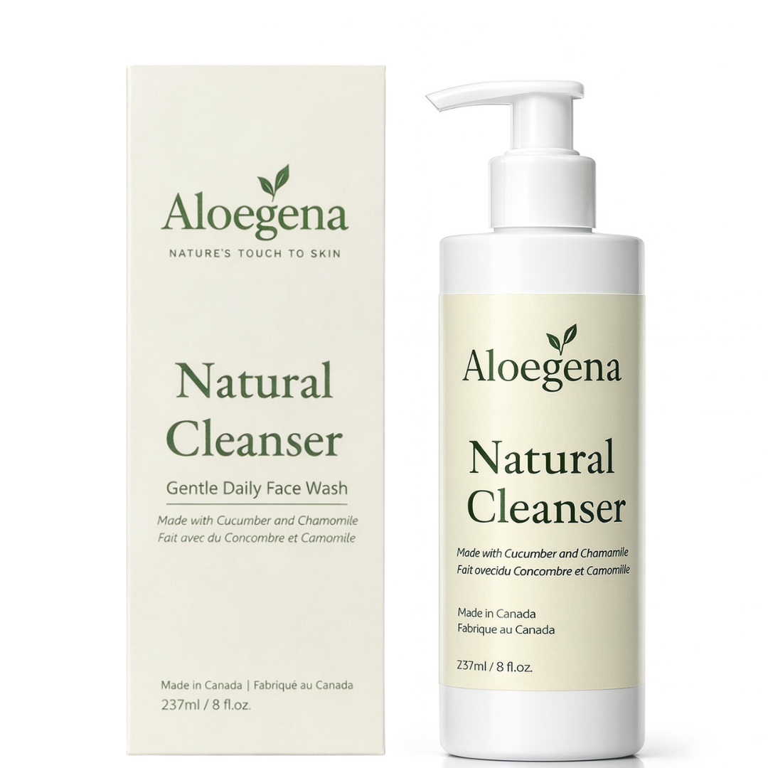Aloegena Daily Natural Cleanser – Sulfate-Free, Paraben-Free • Gentle, Non-Drying Deep Clean