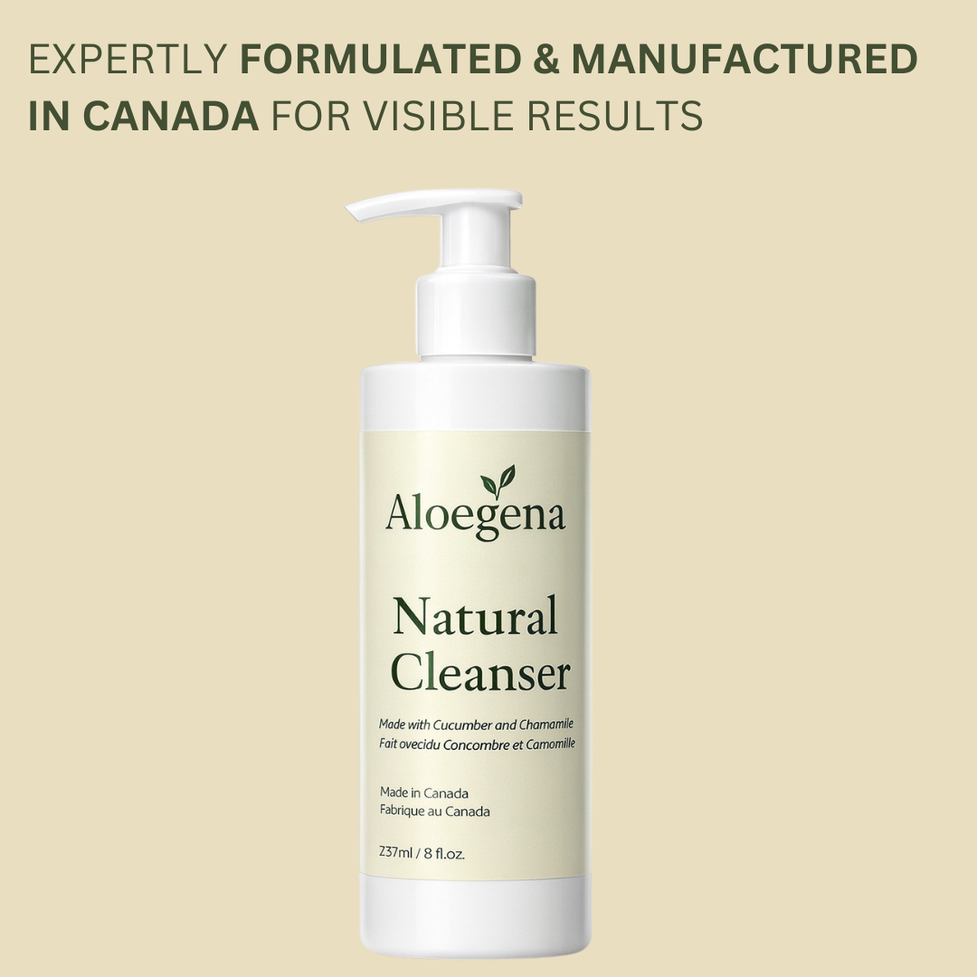 Aloegena Daily Natural Cleanser – Sulfate-Free, Paraben-Free • Gentle, Non-Drying Deep Clean