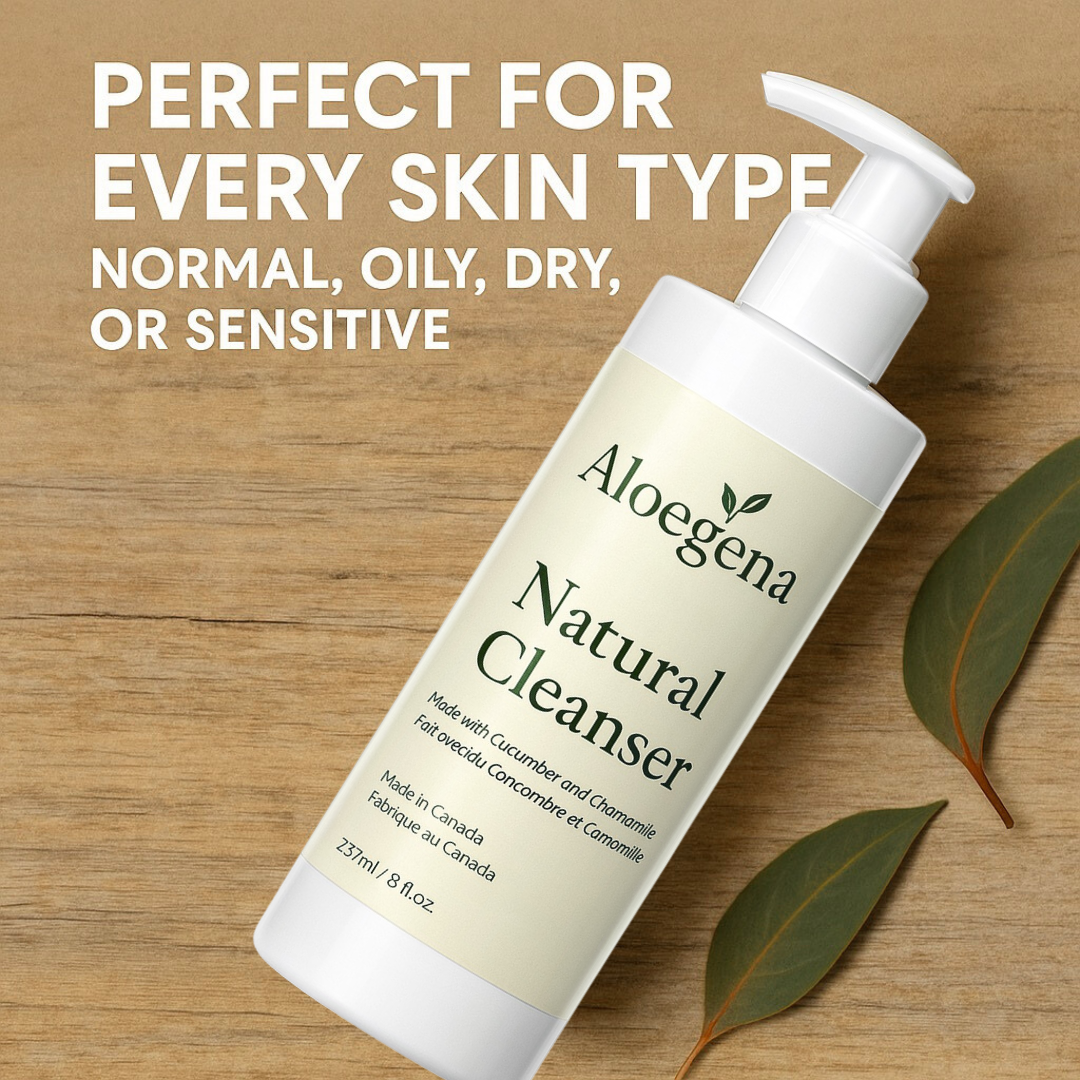 Aloegena Daily Natural Cleanser – Sulfate-Free, Paraben-Free • Gentle, Non-Drying Deep Clean